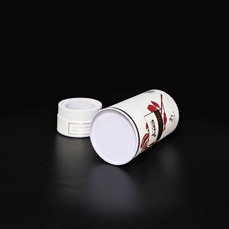 スタイリッシュな小売プレゼンテーションと安全な配送ソリューションのためのカスタムデザインを備えた耐久性のある紙のチューブボックスht002