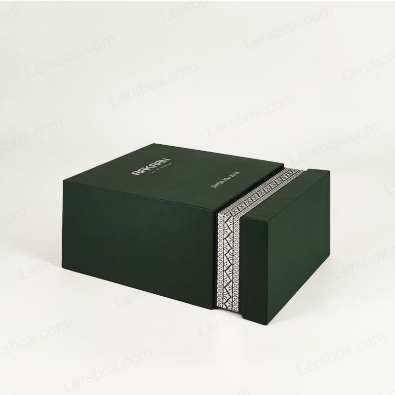 EVAトレイと剛性構造HP024を備えた排他的なゴールドフォイル香水パッケージ